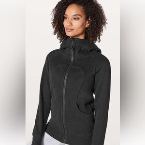 lululemon full zip scuba black